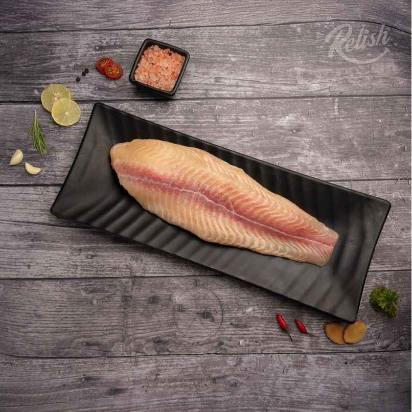 Relish Basa / Pangas Fillet | Energy - 100 kcal | Protein - 16g / 100 g Relish Basa / Pangas Fillet | Energy - 100 kcal | Protein - 16g / 100 g
