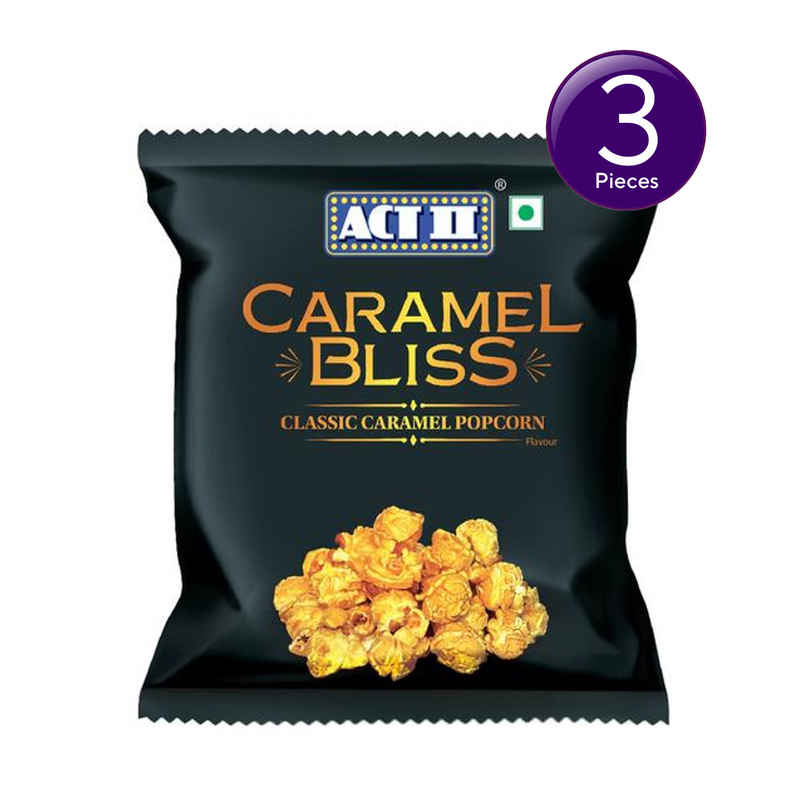 ACT II Ready to Eat Caramel Popcorn - Classic Caramel Bliss Combo 