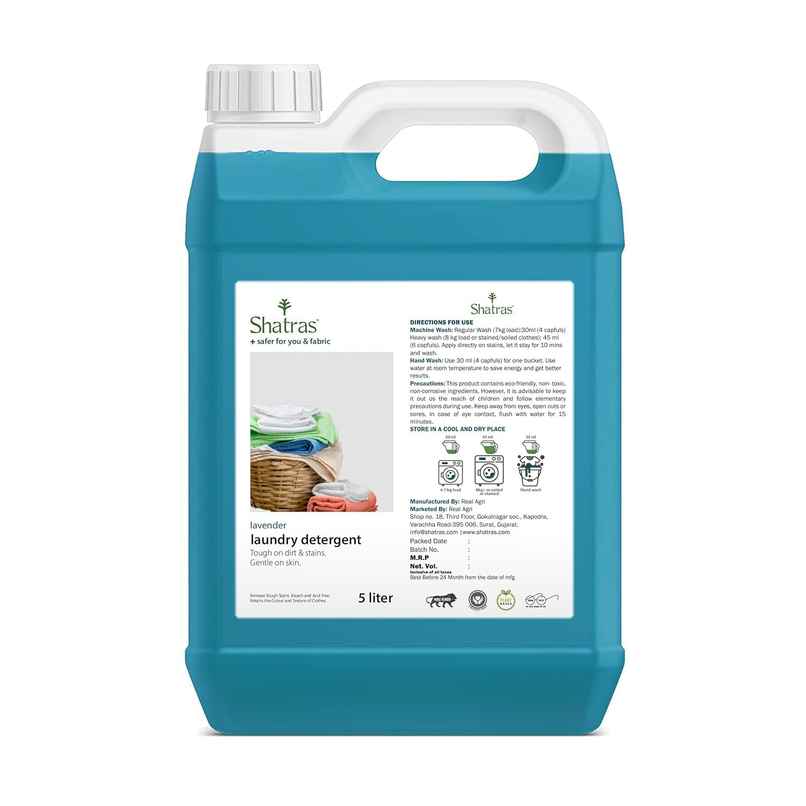 Shatras Liquid Detergent | Laundry Liquid For Fabric Care | Concentrated Laundry Detergent