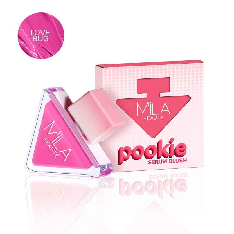 Mila Beaute Pookie Serum Blush | Soft Matte | Highly Pigmented | No Dryness | Love Bug