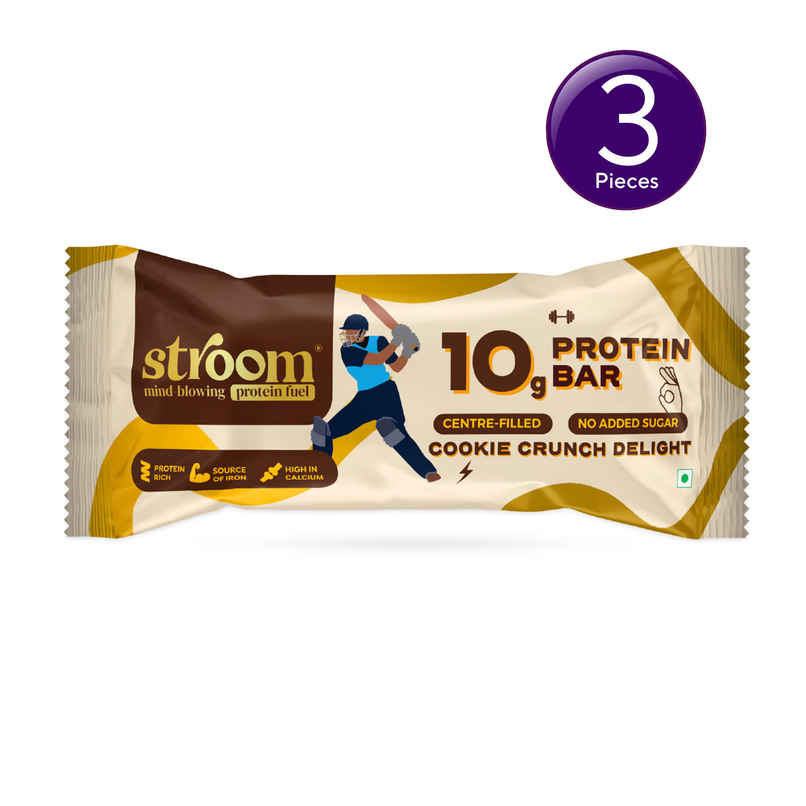 Stroom Cookie Crunch Delight 10G Protein Bars Combo Stroom Cookie Crunch Delight 10G Protein Bars Combo