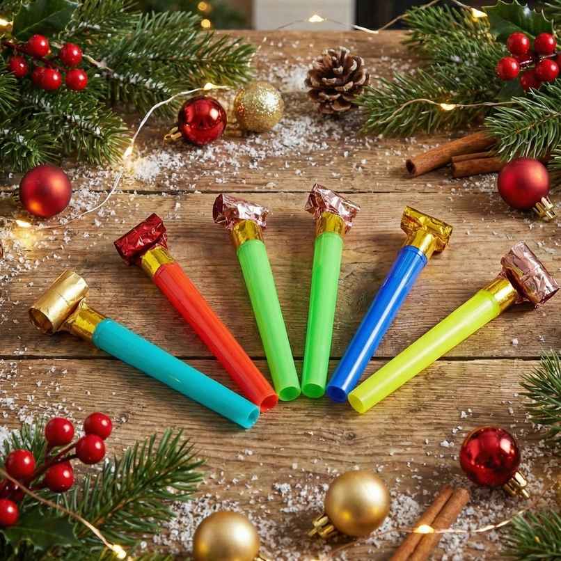 Classic Party Whistle | Multicolor | Fun Party Accessory | Picfest