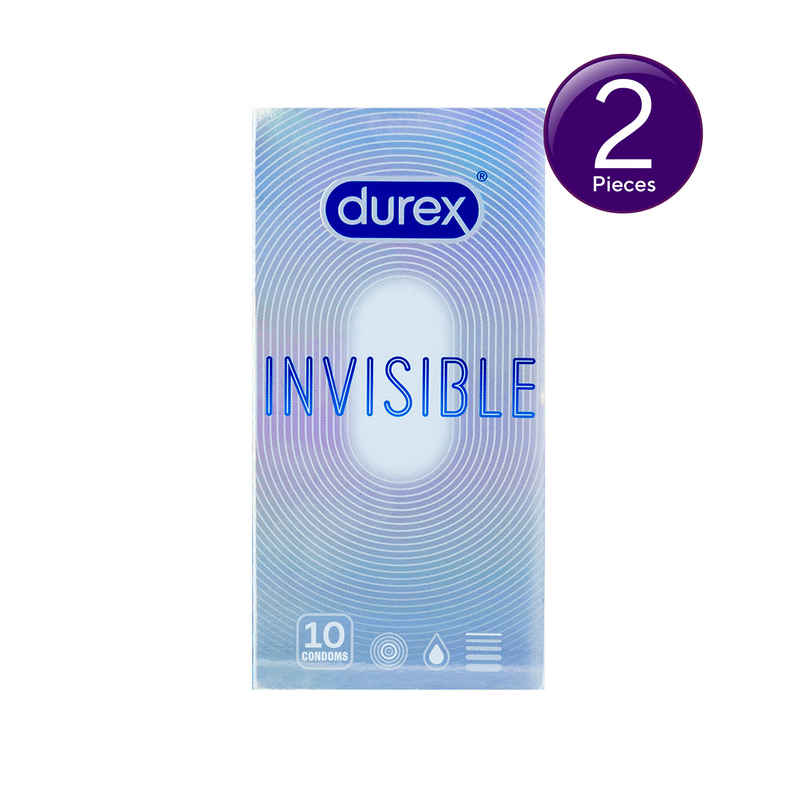 Durex Invisible Condom - Super Ultra Thin Condoms Combo 