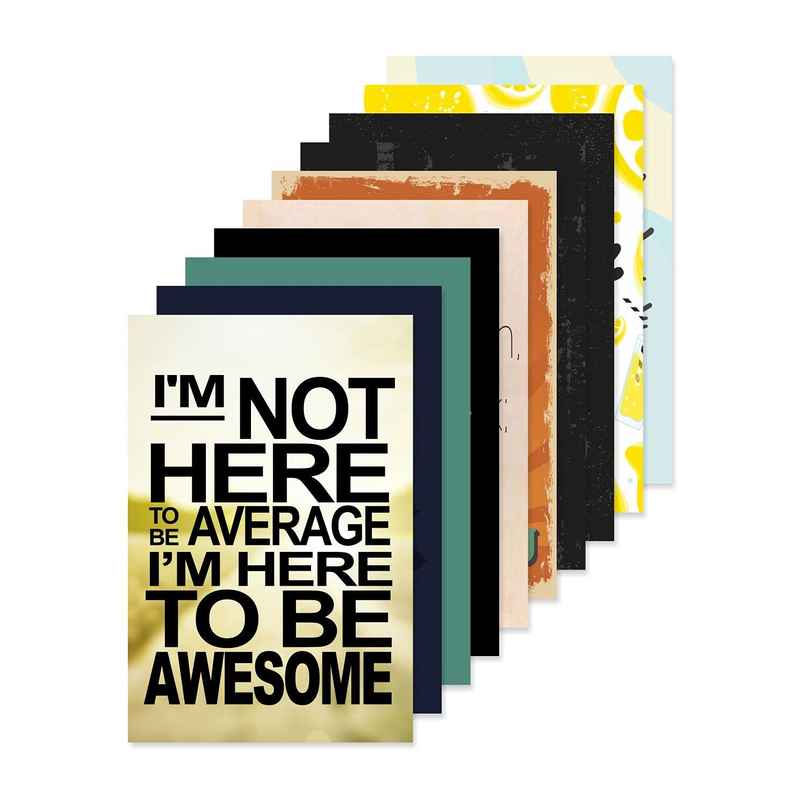 Paper Plane Design Wall Posters For Office Decor | Set of 10 | Size | 12 Inch x 18 Inch | D22