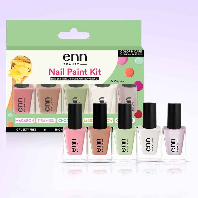 ENN Beauty Color N Care Nail Paint Kit | Fun & Creative ENN Beauty Color N Care Nail Paint Kit | Fun & Creative