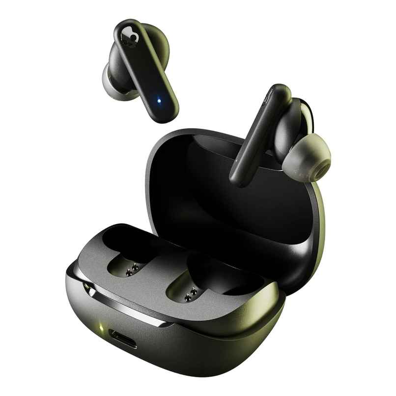 Skullcandy Smokin Bud In-Ear Wireless Earbuds,20 Hr Battery,Works With Bluetooth Devices - Black