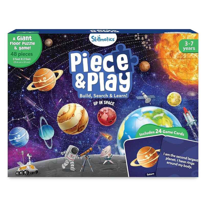 Skillmatics Floor Puzzle & Game - Piece & Play Space