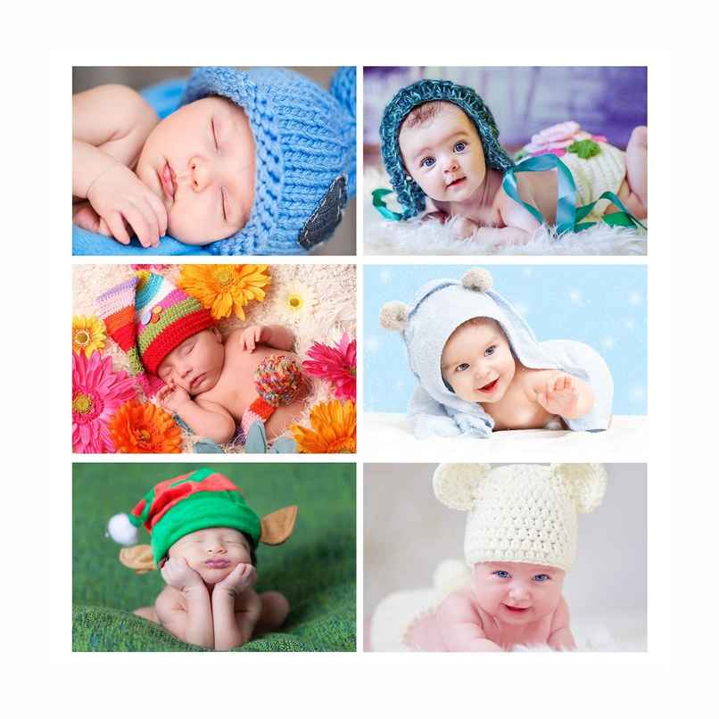 Paper Plane Design Cute Baby Posters | Set Of 6 | 12 x 18 Inch | D5