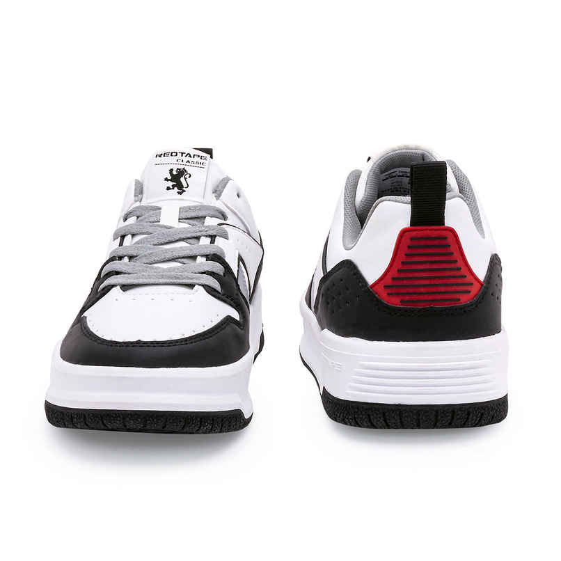 Red Tape Men's Sneakers | RSL0182M | White and Black - UK 9