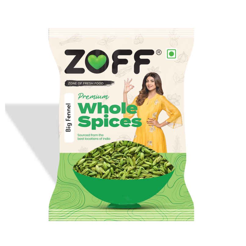 ZOFF Big Fennel Seeds Whole - Saunf ZOFF Big Fennel Seeds Whole - Saunf