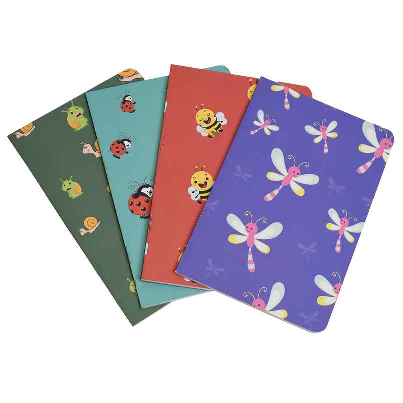 Papboo A5 Unruled Notebooks Set | 80 GSM Paper | Cute Creatures Papboo A5 Unruled Notebooks Set | 80 GSM Paper | Cute Creatures