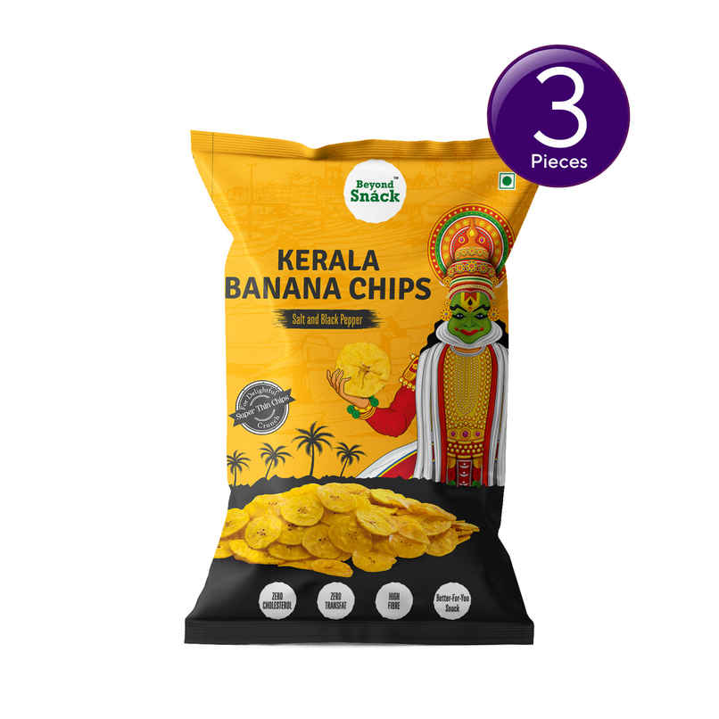 Beyond Snack Kerala Banana Chips - Salt & Pepper Combo 