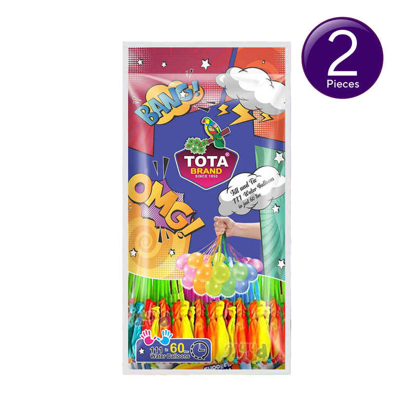 Tota Self Sealing Holi Magic Water Balloon Bunch | 1 pack (111 pcs) Combo