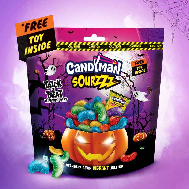 Candyman Sourzzz | Shockingly Sour Candy | Free Toy inside