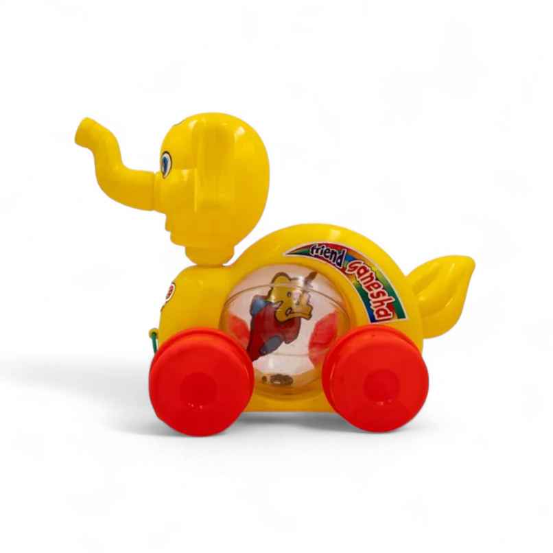 Toybharat My Friend Ganesha Pull-Along Toy | Colourful Toddler Companion | Assorted