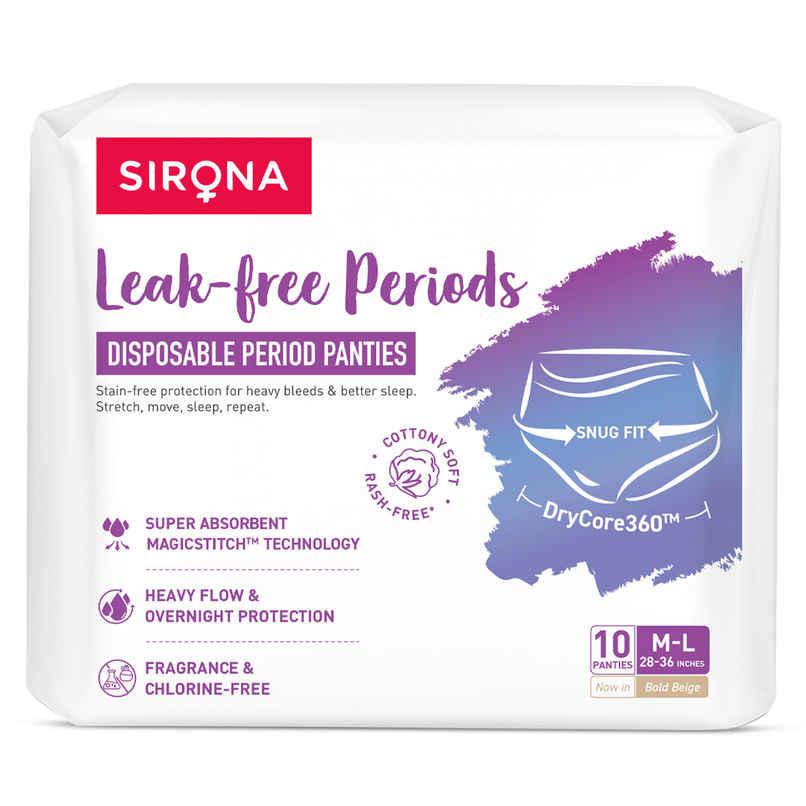Sirona Disposable Period Panties | M- L