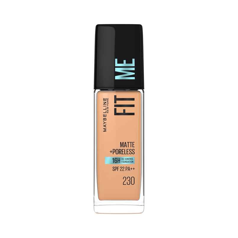 Maybelline New York Fit Me Matte + Poreless Liquid Foundation, 230 Natural Buff