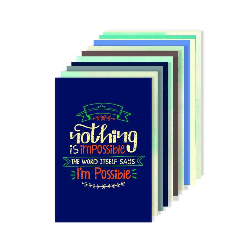 Paper Plane Design Motivational Wall Posters | Set of 10 | (12 Inch x 18 Inch) D91