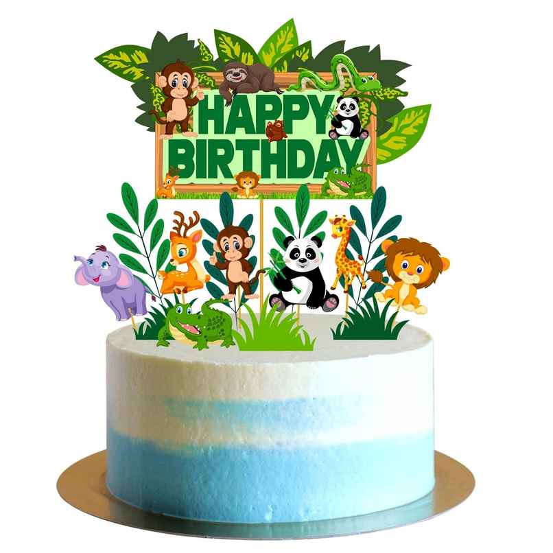 Jungle Theme Cake Topper | Party Propz