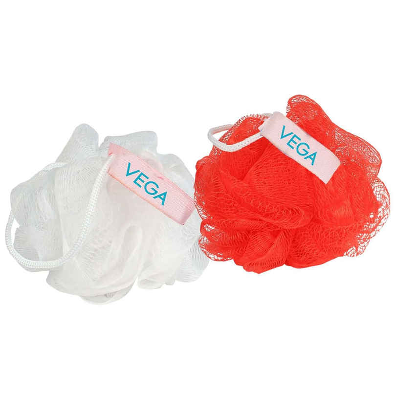 Vega Mini Bath Loofah Sponge Remove Dead Skin for Men & Women, Pack of 2 (BA-3/12) Vega Mini Bath Loofah Sponge Remove Dead Skin for Men & Women, Pack of 2 (BA-3/12)