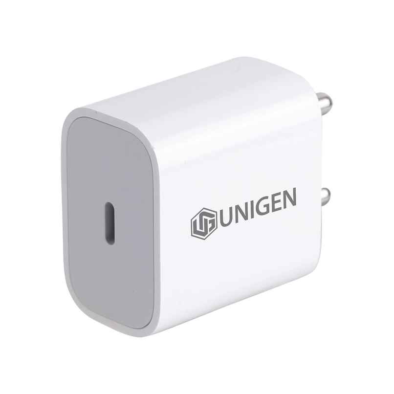 Unigen 20W Type-C Pd Wall Charger Fast Charging Adapter For Smartphones | Tablets | Smartwatch