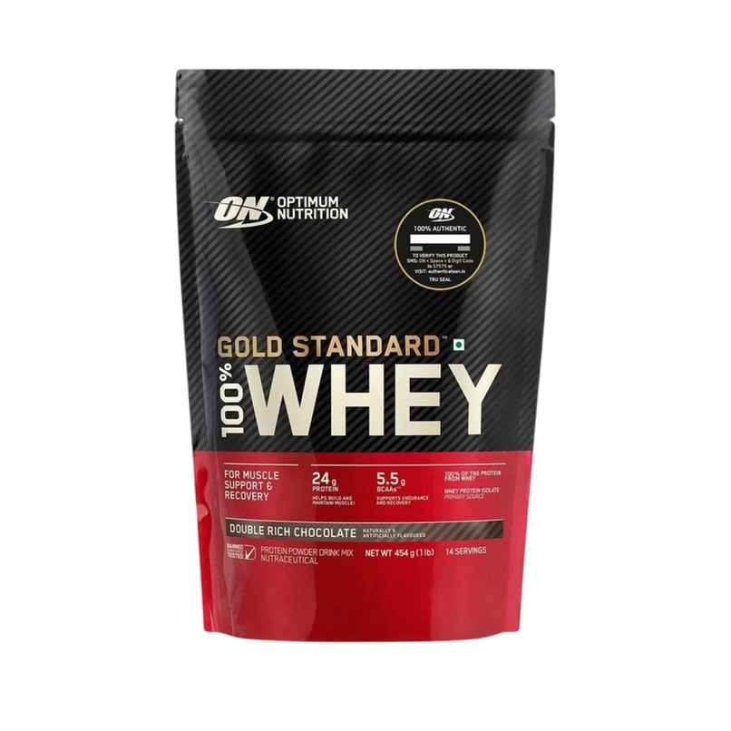 Optimum Nutrition (ON) 100% Whey Gold Standard Powder Double Rich Chocolate1 lb