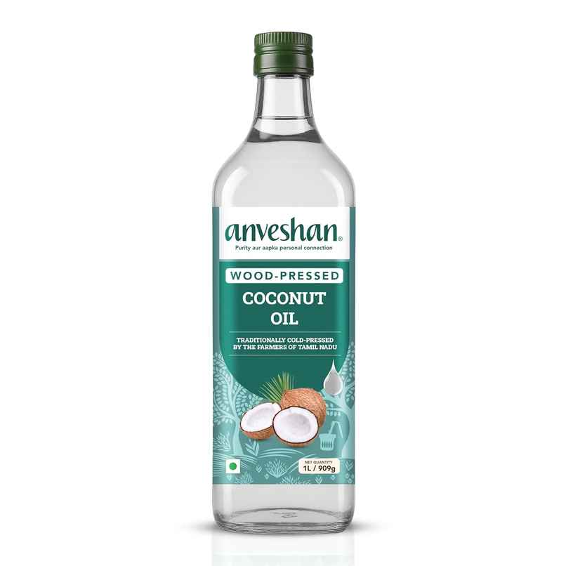 Anveshan Coconut Wood Cold Pressed Oil (Nariyal Oil)