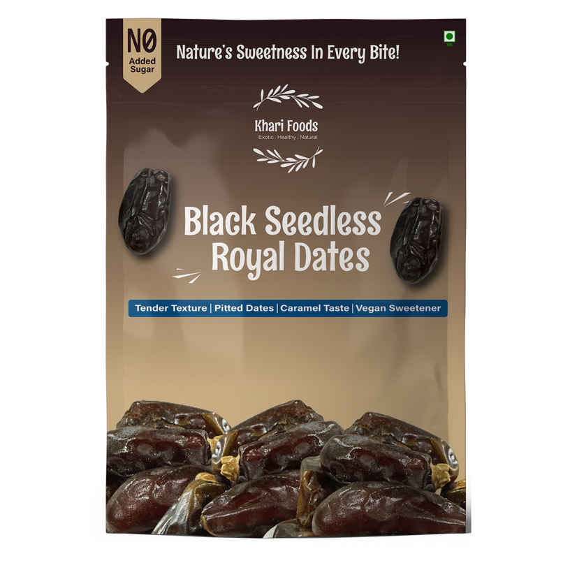 Khari Foods Royal Seedless Dates | Khajur Khari Foods Royal Seedless Dates | Khajur
