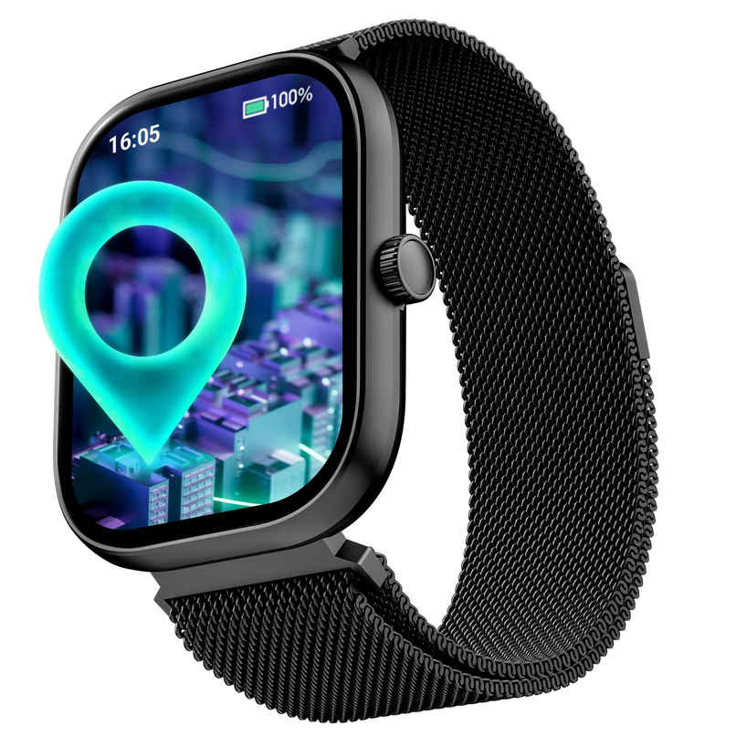 boAt Wave Sigma 3 Smart Smartwatch | 2.01" Display | BT Calling - Metal Black