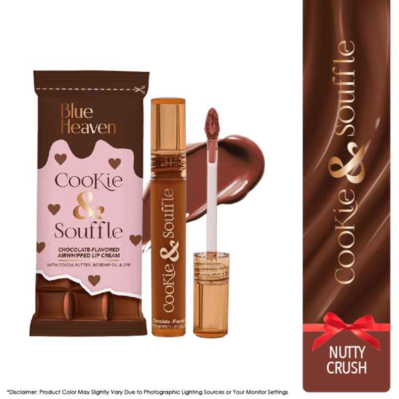 Blue Heaven Cookie & Souffle Liquid Matte Lipstick | Nutty Crush
