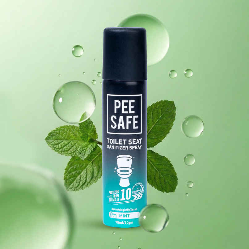 Pee Safe Toilet Seat Sanitizer Spray (Mint)