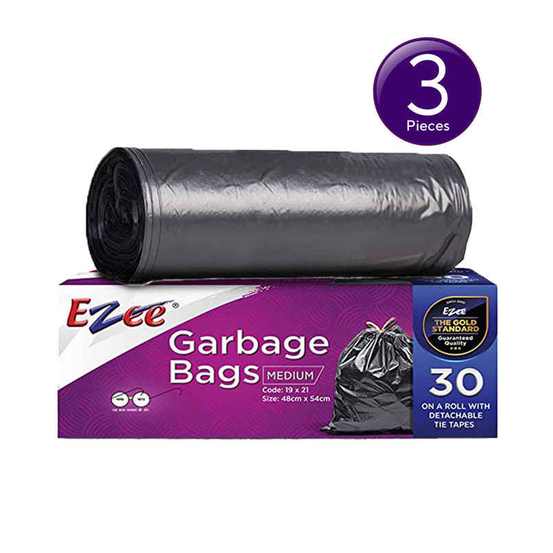 Ezee Medium Garbage Bags 19x 21 Inch Combo of 3