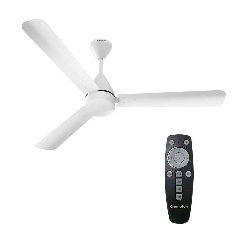 Crompton Energion Hyperjet BLDC Ceiling Fan,1200mm,Remote Control,BEE 5 Star,Anti-Rust,Opal White Crompton Energion Hyperjet BLDC Ceiling Fan,1200mm,Remote Control,BEE 5 Star,Anti-Rust,Opal White