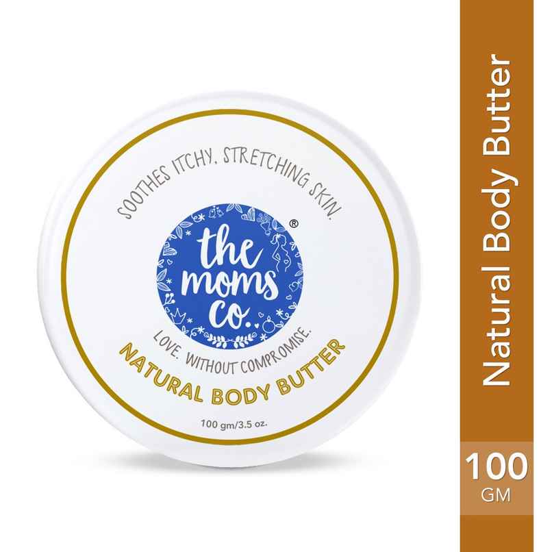 The Moms Co. Natural Body Butter For Pregnant Belly, Dry Skin With Shea And Cocoa Butter .