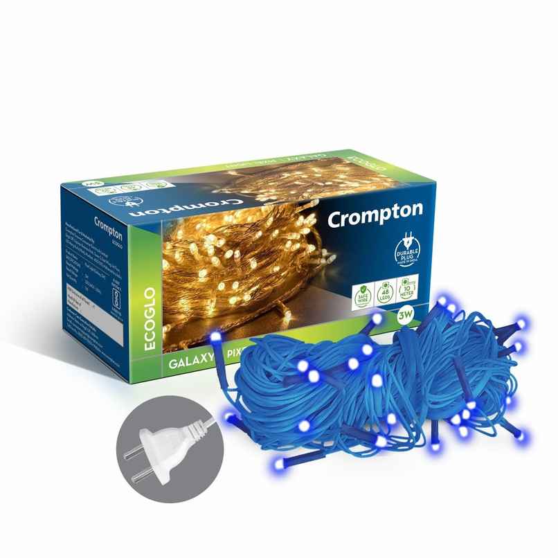 Crompton LED Galaxy Pixel Light 10 m | Blue Crompton LED Galaxy Pixel Light 10 m | Blue