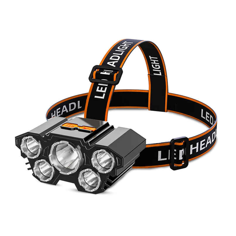 Hashwow Premium Rechargeable Led Headlamp - 15,000 Lumens, Usb Charging