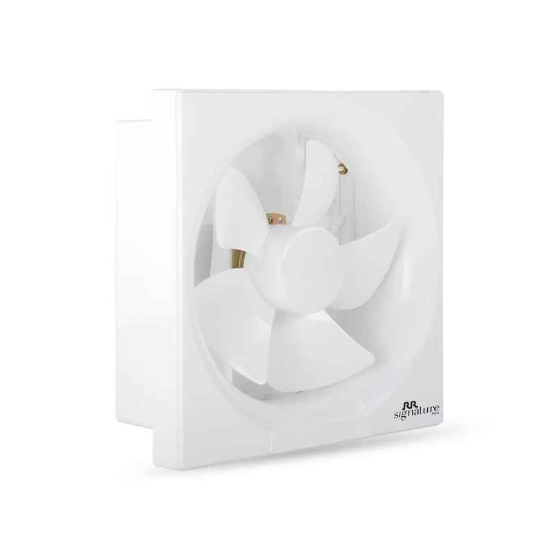RR Signature Vento Deluxe Exhaust Fan, 250mm, Rust Proof Body and Dust Protection Shutters, White
