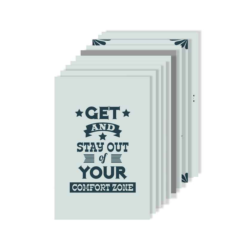 Paper Plane Design Motivational Wall Posters | Set of 10 | (12 Inch x 18 Inch) D92