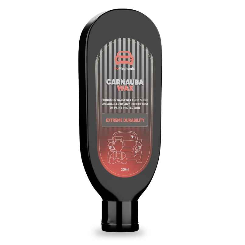 GoMechanic Car Wax Polish Cream | 200 ml Car Wax That Provides Deep Wet Shine Car Wax Polish