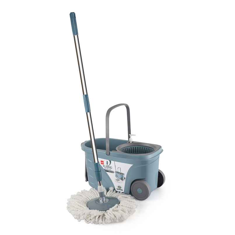 Cello Max Clean Bucket Spin Mop, Grey