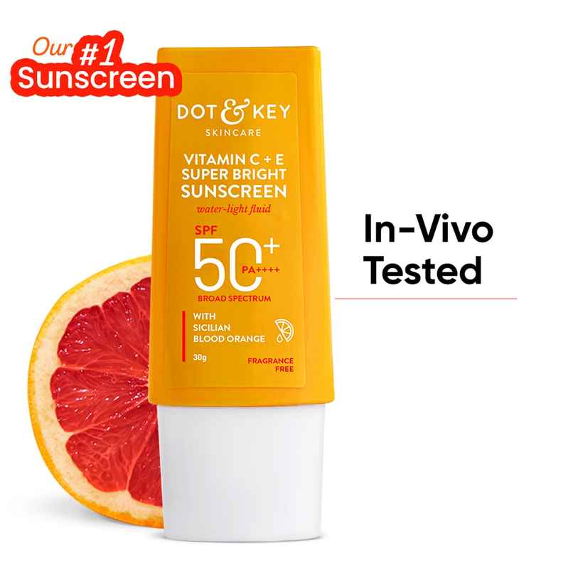 Dot & Key Vitamin C + E Super Bright Sunscreen SPF 50+ PA++++ Dot & Key Vitamin C + E Super Bright Sunscreen SPF 50+ PA++++