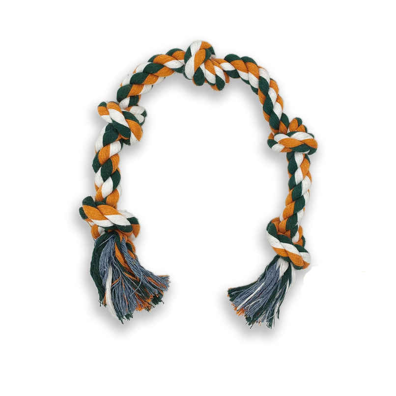 Payton Perry Cotton 5 Knot Rope Chew Toy | Multicolour