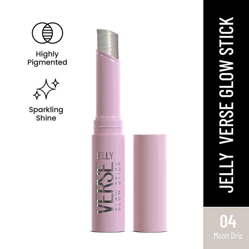 Swiss Beauty Jelly Verse Glow Stick | Rich Colour | Crease-Proof | Sparkling Shine - 4 Moon Drip Swiss Beauty Jelly Verse Glow Stick | Rich Colour | Crease-Proof | Sparkling Shine - 4 Moon Drip