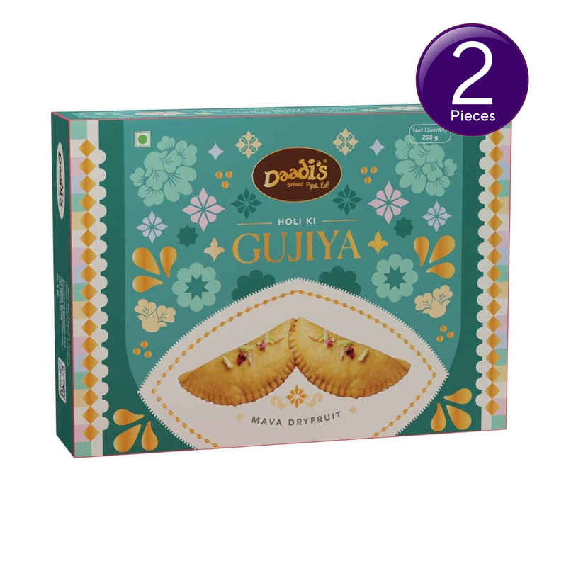 Coconut Dryfruit Gujiya - By Daadi's Combo Coconut Dryfruit Gujiya - By Daadi's Combo