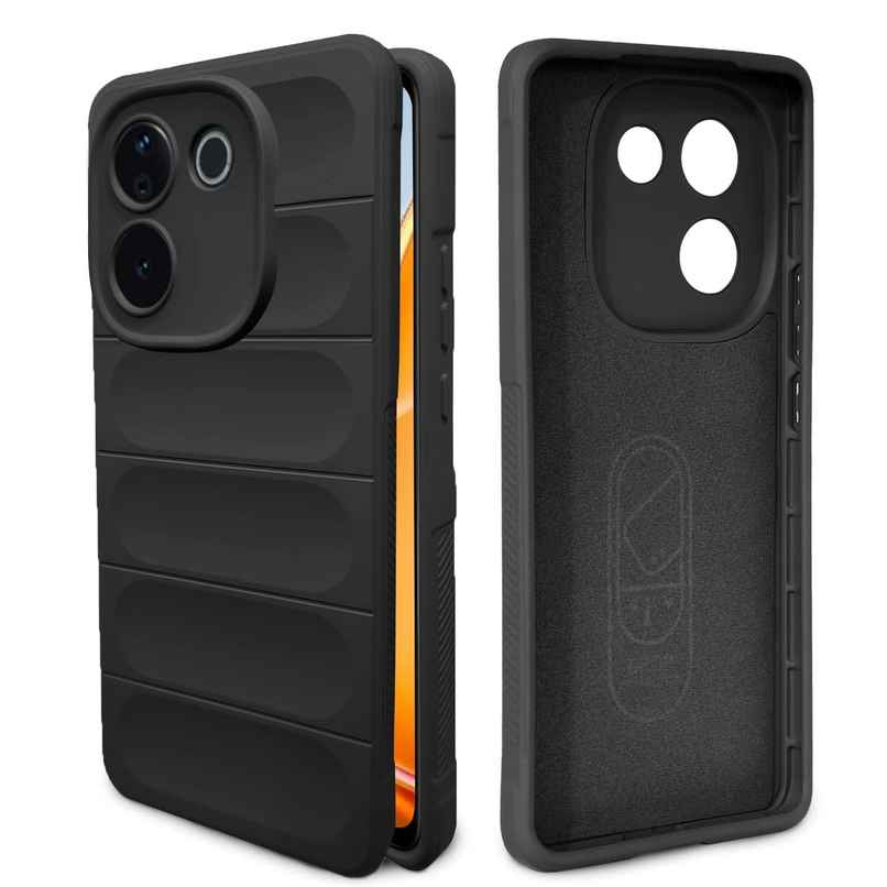 Artistque Case For Vivo T3 Pro 5g / Iqoo Z9s Pro 5g Back Cover | Liquid Stripe Cover Silicone