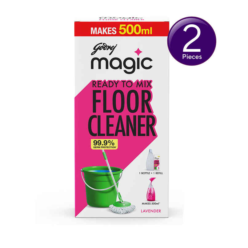 Godrej Magic Lavender Ready To Mix Floor Cleaner Combo 