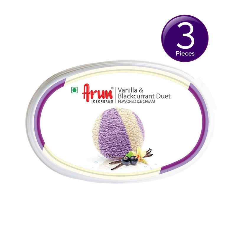Arun Vanilla And Blackcurrant Ice Cream Cup Combo Arun Vanilla And Blackcurrant Ice Cream Cup Combo