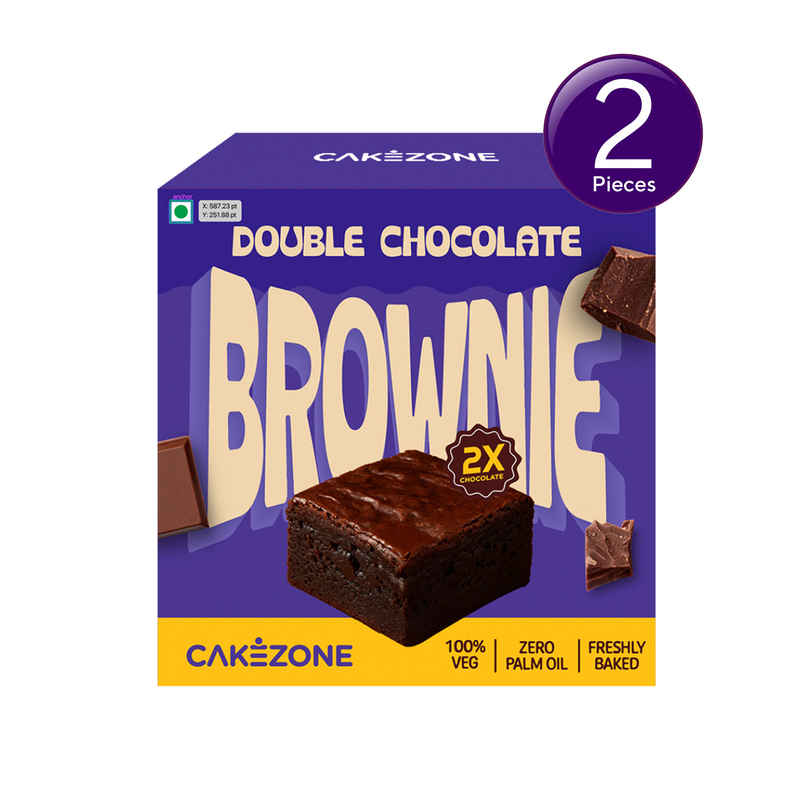 CakeZone Double Chocolate Brownie Combo