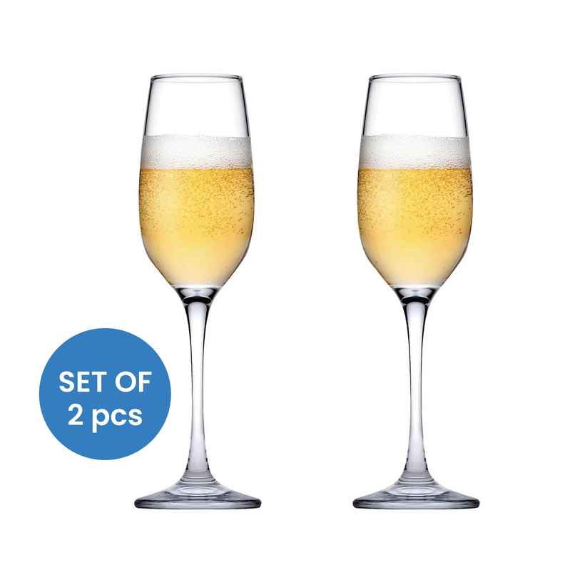 BAY6 Imported Champagne Glass Set- 200 ml -(2pc)
