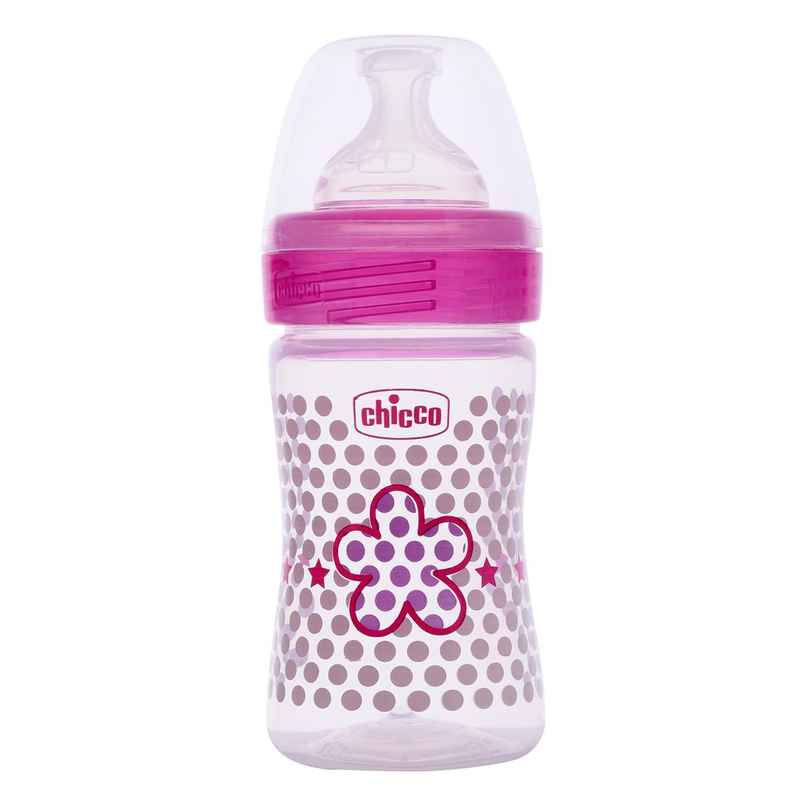Chicco Feeding Bottle Wb Sil Physio Pink